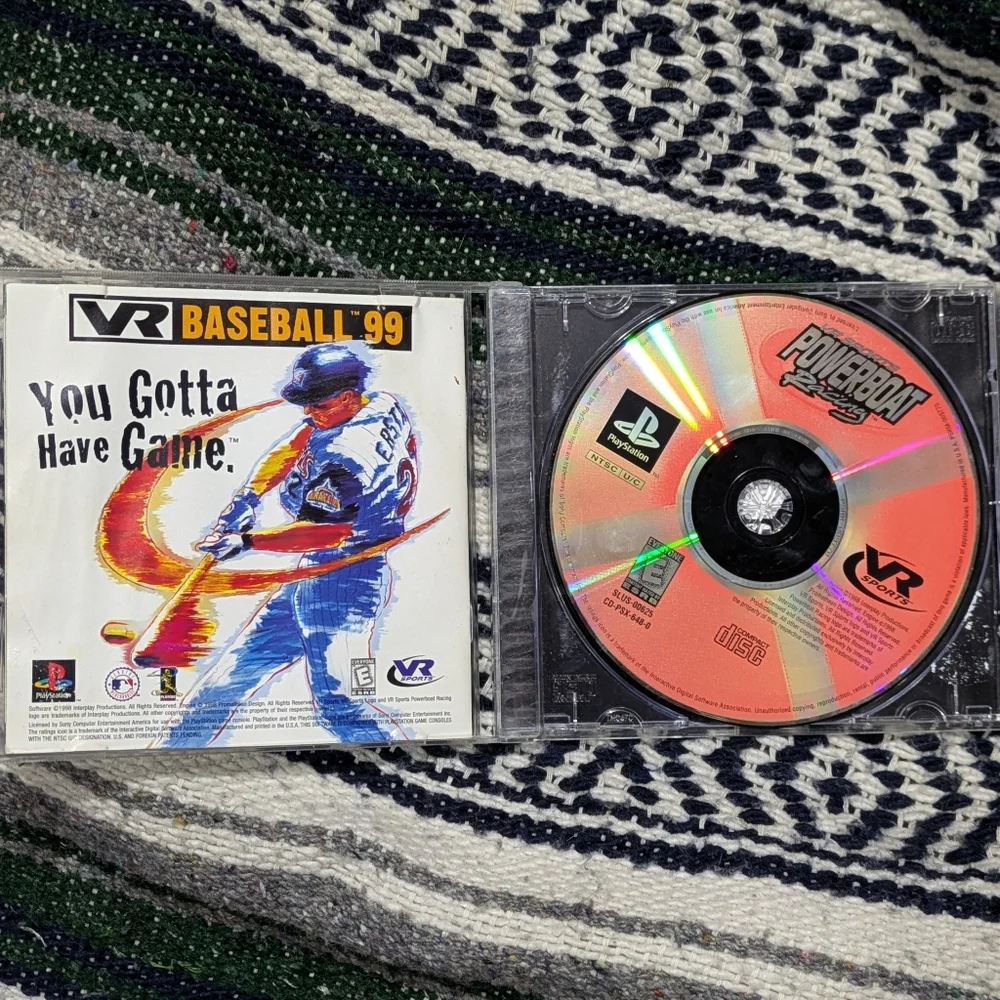 VR Sports POWERBOAT RACING | Sony Playstation 1 | Complete In Box | GC - Picture 2 of 4